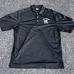 Nike Golf Polo Shirt Dri-FIT Redneck‎ Open 2014 Black Mens Large